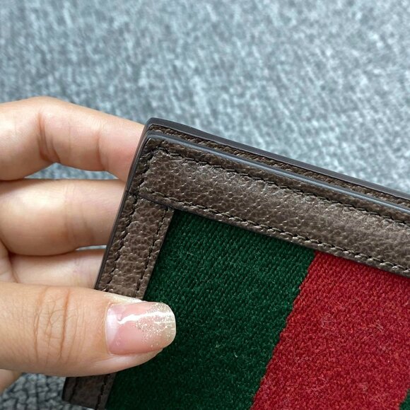 100% Authentic Gucci Leather Card Holder - Picture 9 of 12